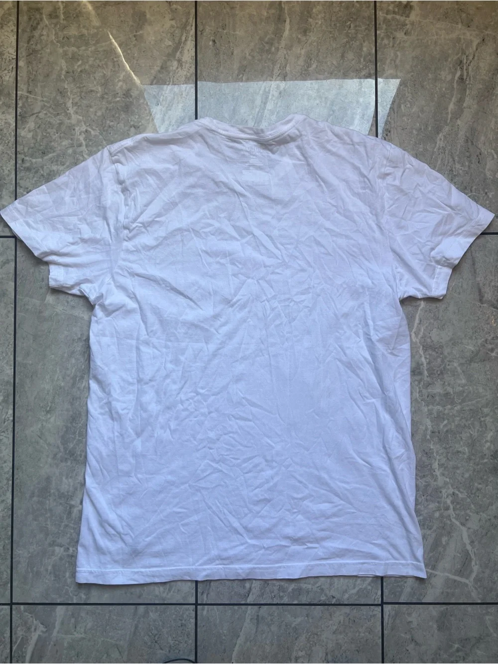 Polo Ralph Lauren White T-Shirt Mens S/S Embroidered Pony Logo Crewneck Cotton L